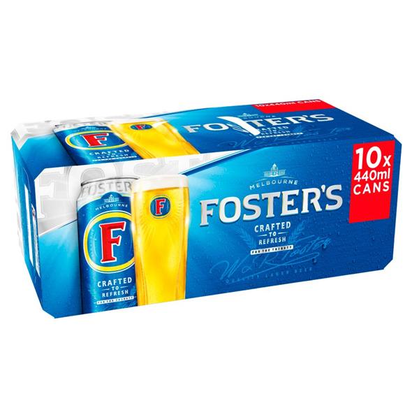Fosters 10 x 440ml - Bristol Booze