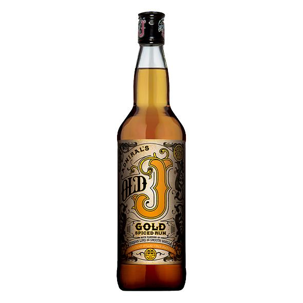 Old J Gold Spiced Rum - 70cl - Bristol Booze